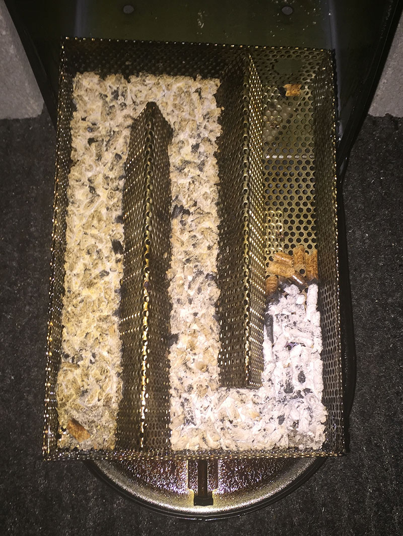 burned pellets Donald's Bacon Bytes