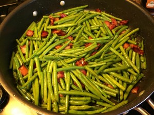 Add some green beans to the bacon party