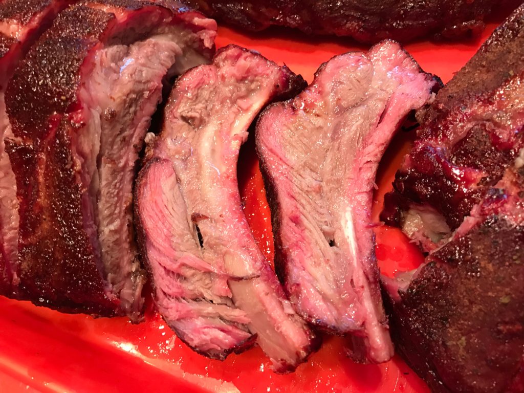 Baby Back Ribs Smoke Ring